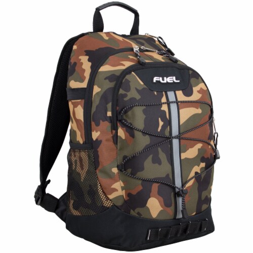 Fuel Army Camo Terra Sport Bungee Backpack Perspective: front