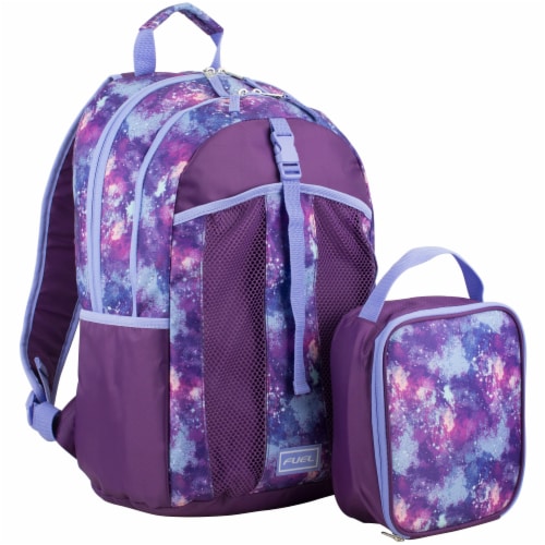 Fuel Deluxe Lunch Bag & Backpack Combo - Galaxy Perspective: front