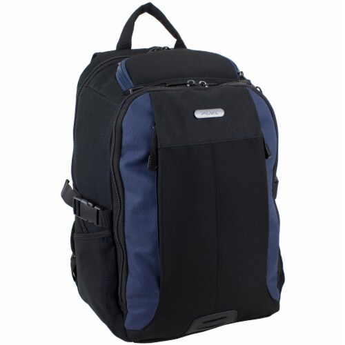 Fuel Force Defender Tech Backpack - Black/Navy Perspective: front