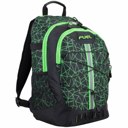 Fuel Shattered Geo Terra Sport Bungee Backpack Perspective: front