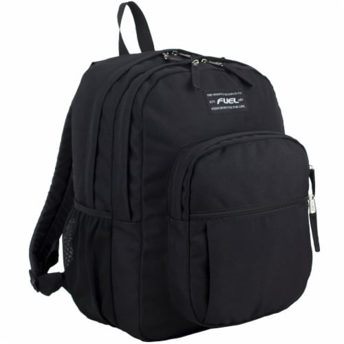 Fuel Deluxe Classic Large Backpack - Black Perspective: front
