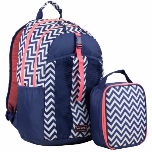 Fuel Deluxe Backpack/Lunch Bag Combo Perspective: front