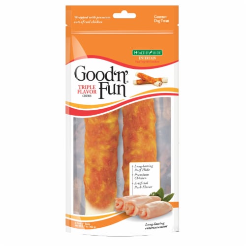 Good 'n' Fun® Triple Flavor Chews Perspective: front