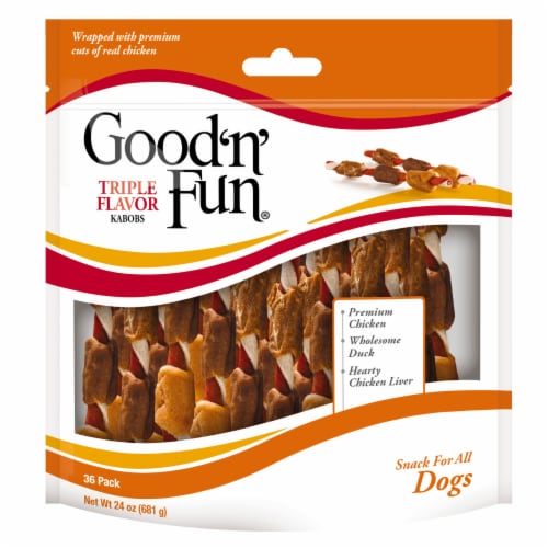 Good ‘n’ Fun® Triple Flavor Kabobs Perspective: front