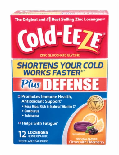 Cold-Eeze Works Faster Cold Remedy Lozenges - Total Qty: 6; Each Pack Qty: 2; Total Items Perspective: front