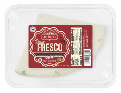 Los Altos Foods Queso Fresco Whole Milk Cheese, 14 oz - Foods Co.