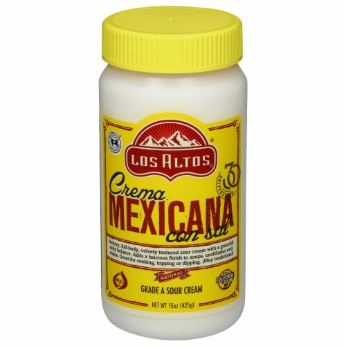 Los Altos® Crema Mexicana Sour Cream Perspective: front