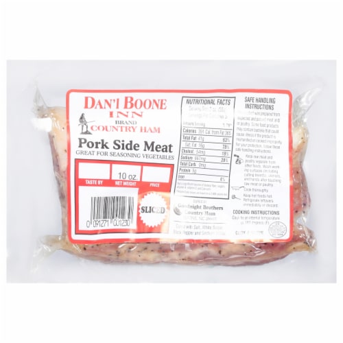 Dan'l Boone Inn Brand Country Ham Pork Side Meat Perspective: front