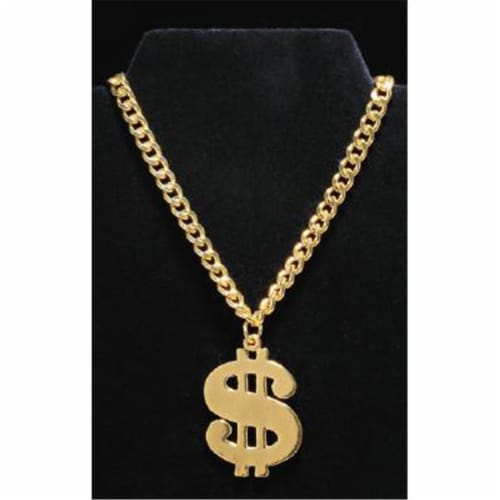 Franco American Novelty Dollar Sign Necklace Pack Of 12 Costume Medium Fred Meyer