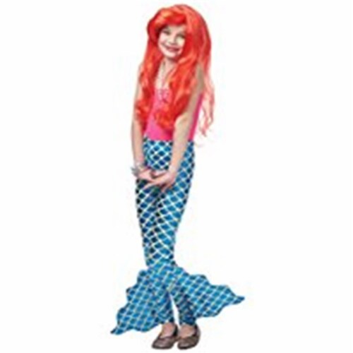 Costume Culture 32110-M Child Pants Mermaid, Blue - Medium Perspective: front