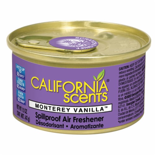 California Scents Car Fragrance Spillproof Can Organic Air