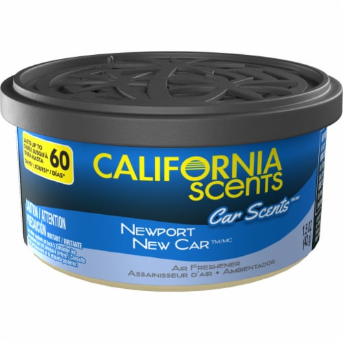 California Scents Newport New Car Car Air Freshener Can Perspective: front