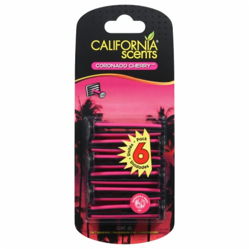 California Scents Coronado Cherry Car Air Freshener Perspective: front