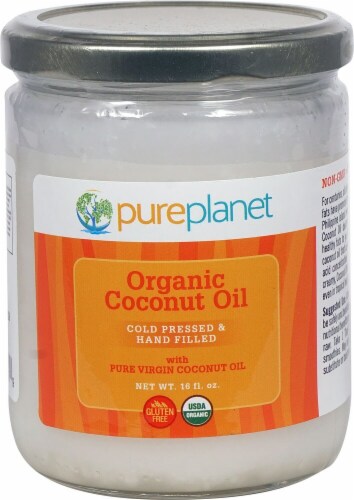 Pure Planet  Organic Coconut Oil Perspective: front