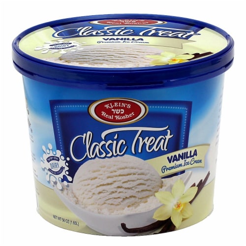 Klein's Classic Treat Vanilla Ice Cream Tub Perspective: front