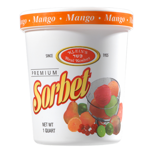 Klein's Premium Mango Sorbet Perspective: front