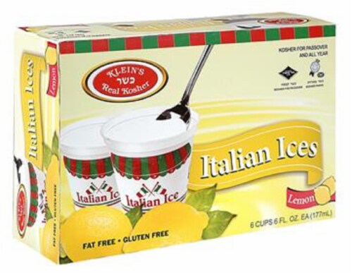 Klein's Lemon Italian Ices Perspective: front