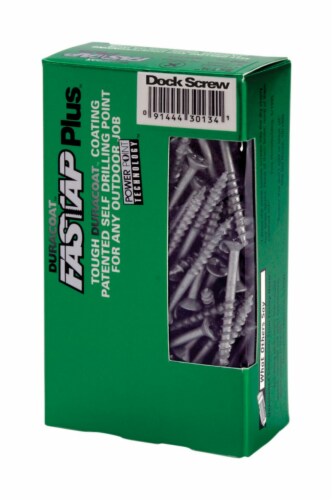 Fastap Plus No. 8 x 1-3/8 in. L Phillips DuracoatXT Wood Screws 9 oz. 100 pk - Total Qty: 1; Perspective: front