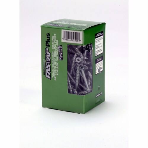 Fastap Plus No. 9 x 3 in. L Phillips DuracoatXT Wood Screws 1.3 lb. 100 pk - Total Qty: 1; Perspective: front