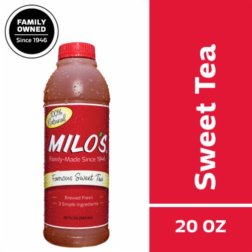 Milo's® Famous Sweet Iced Tea Bottle Perspective: front