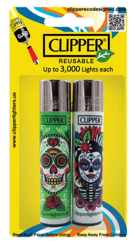 CLIPPER® Assorted Regular Lighters Perspective: front