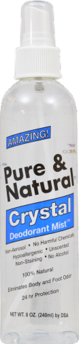 Pure & Natural Crystal Deodorant Mist Perspective: front