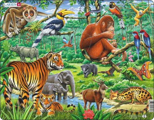 20 PIECE JIGSAW - JUNGLE 20 PIECE JIGSAW - JUNGLE