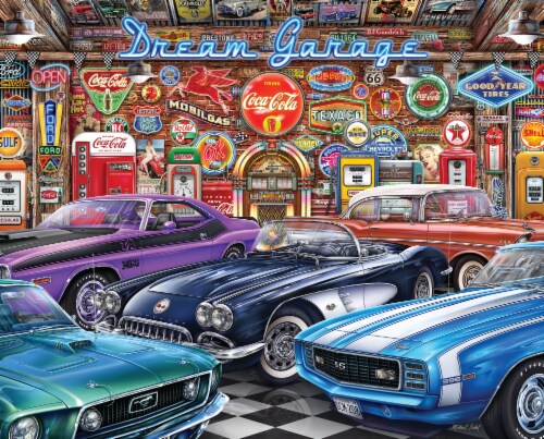 Springbok's 1000 Piece Jigsaw Puzzle Fred's Service Station 