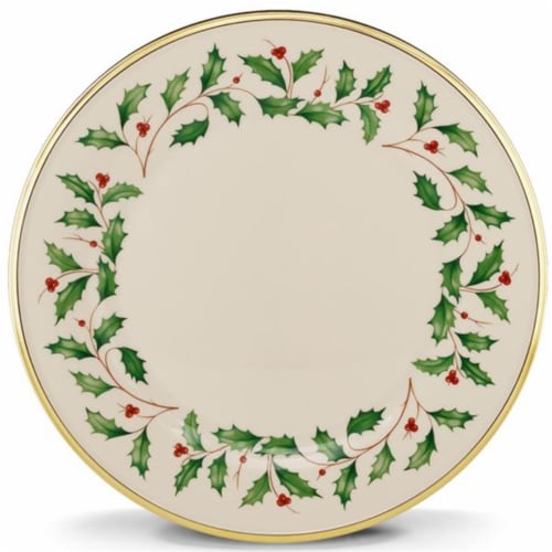 Lenox 146504000 Holiday Dinner Plate Perspective: front