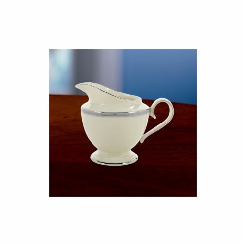 Lenox Tuxedo Platinum Creamer Perspective: front