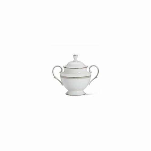 Lenox 6230247 Murray Hill Sugar Bowl With Lid Perspective: front