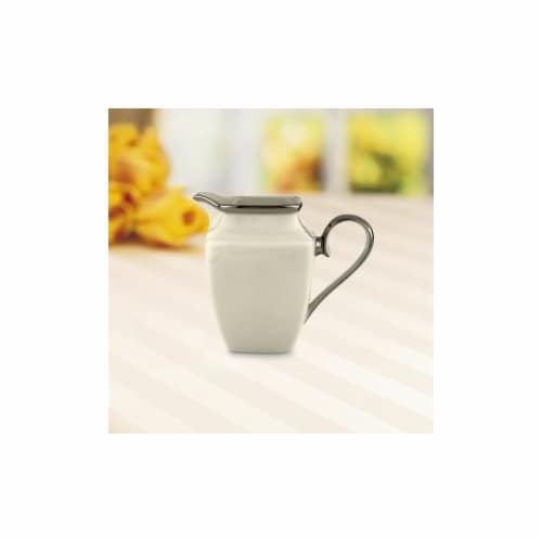 Lenox Solitaire Square Creamer Perspective: front