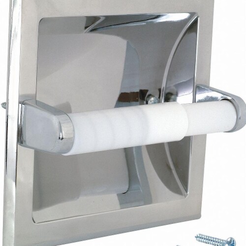 Toilet Paper Holder, 1 Roll,Polished 