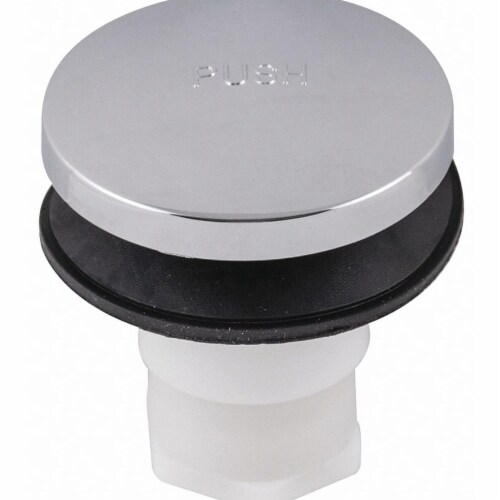 Sim Supply Tip-Toe Drain Stopper,Silver  35227 Perspective: front
