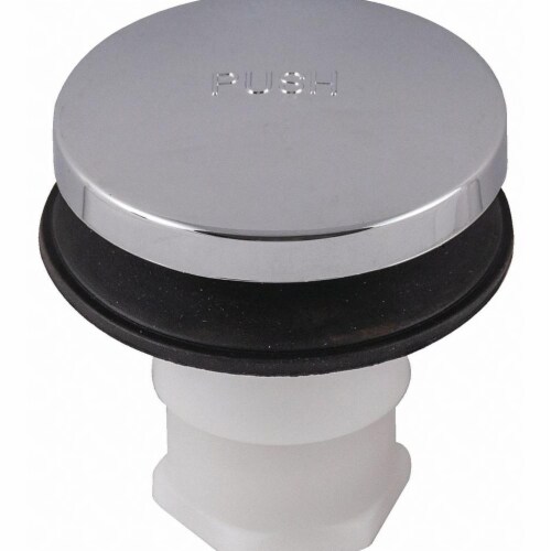 Sim Supply Tip-Toe Drain Stopper,Silver  35229 Perspective: front