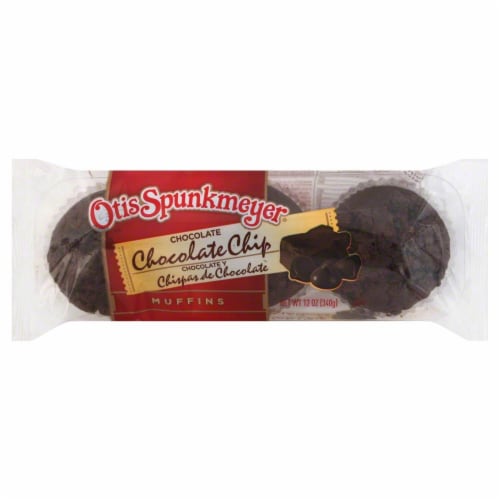 Otis Spunkmeyer® Chocolate Chip Muffins Perspective: front
