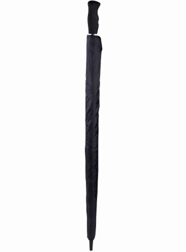 ShedRain Windjammer® Manual-Open Vented Golf Umbrella - Black Perspective: front