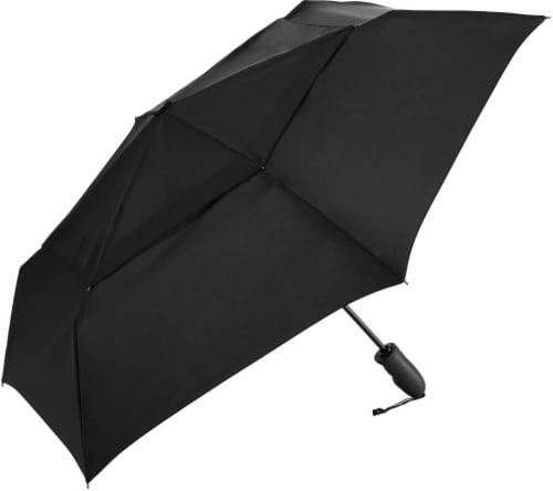 ShedRain Windjammer® Automatic Vented Umbrella - Black Perspective: front