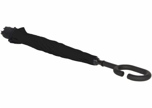 ShedRain Reverse Stick Manual Umbrella - Black Perspective: front