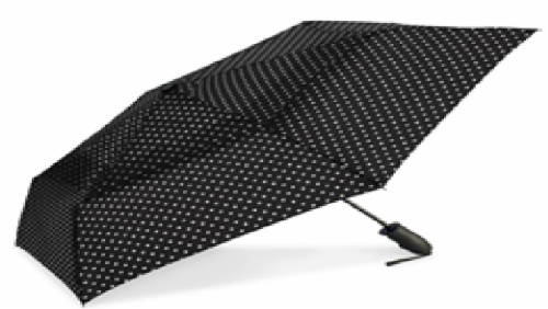 ShedRain Compact Umbrella - Prom Dress Perspective: front