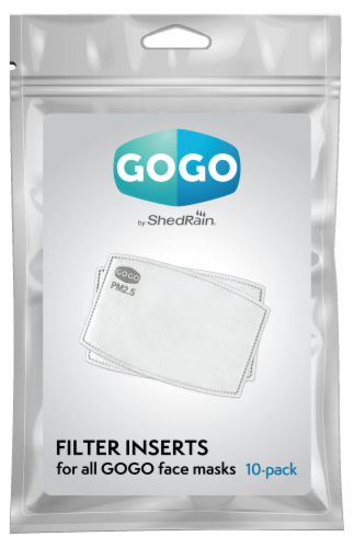 GoGo Filter Inserts 10 Pack Perspective: front