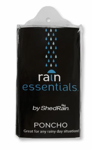 ShedRain® Rain Essentials® Adult Poncho Perspective: front