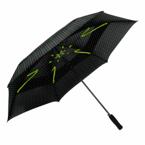ShedRain Vortex™ Vented Auto Open Golf Umbrella Perspective: front
