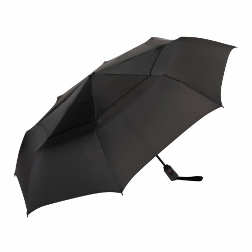 ShedRain Vortex Compact Umbrella - Black Perspective: front