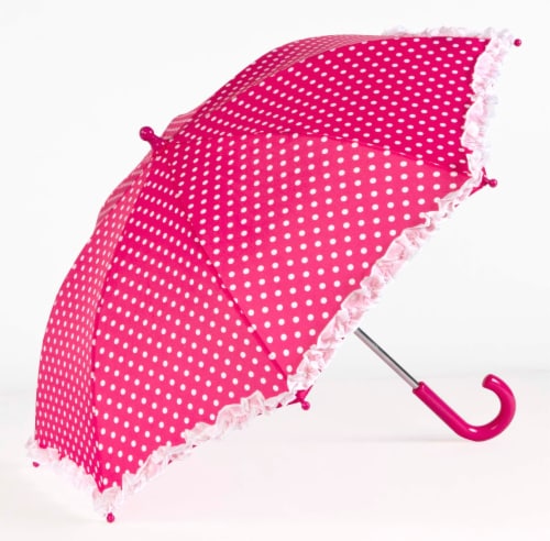 ShedRain Kid's Stick Umbrella - Pink Perspective: front