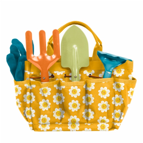 Shedrain GOGO Kids Beezies Garden Tool Tote Set Perspective: front