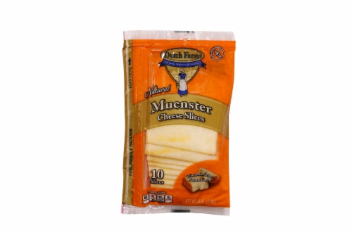 Dutch Farms Muenster Cheese Slices Perspective: front