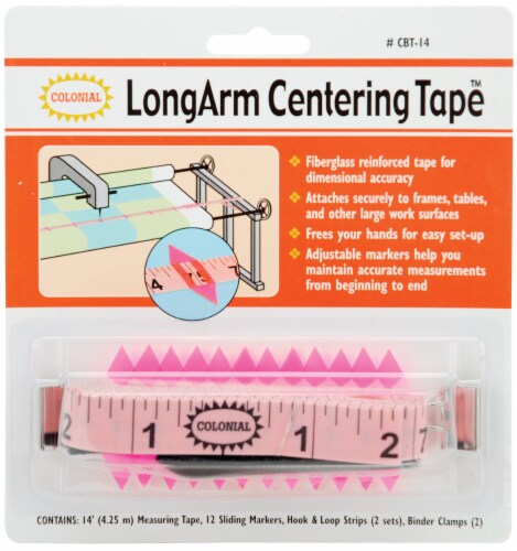 Colonial Needle LongArm Centering Tape-14' Perspective: front