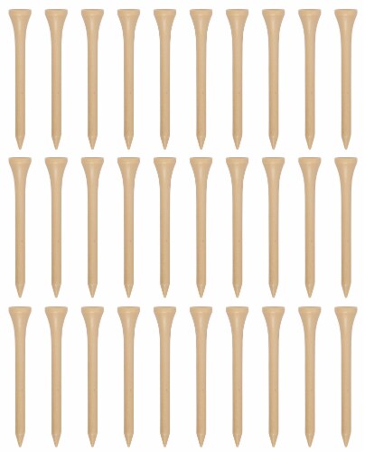 Pinemeadow SuperFly Golf Tees - 30 Pack - Natural Perspective: front