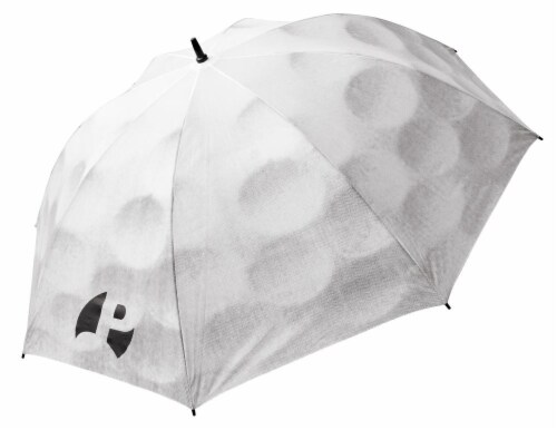 Cascade Sport Golf Ball Umbrella - White Perspective: front